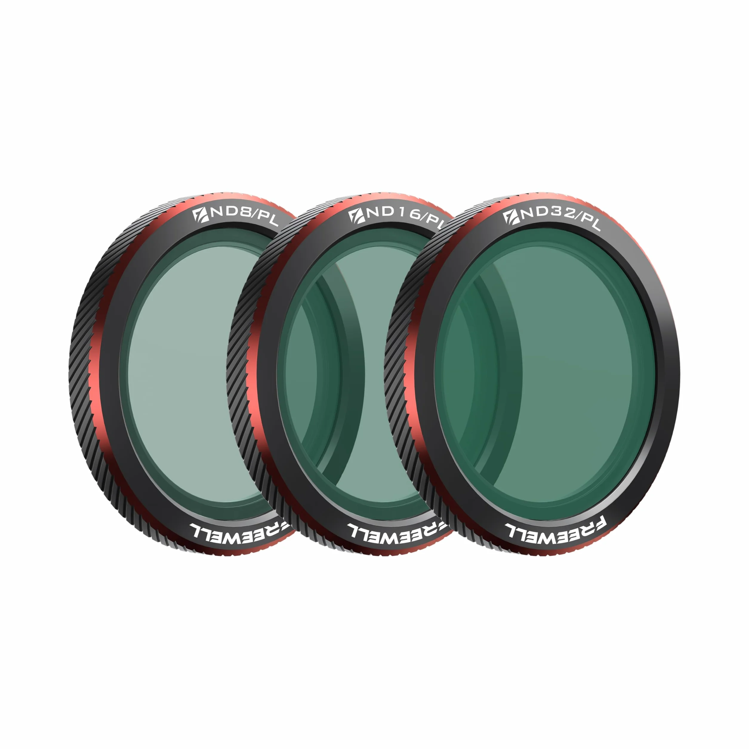 Freewell Confezione da 3 filtri magnetici ND/PL per DJI Neo 2 - Include ND8/PL, ND16/PL & ND32/PL - Filtri polarizzati per una migliore esposizione e riduzione dei riflessi