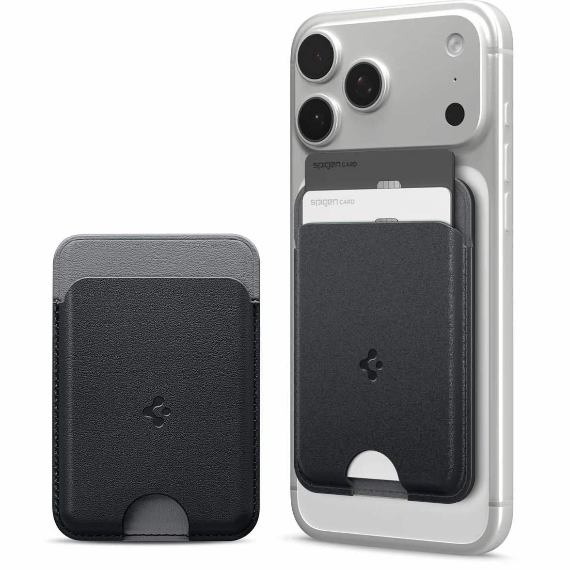 Casesology by Spigen Nano Pop MagFit Portafoglio MagSafe Wallet Magnetico Portacarte Compatibile con iPhone 17/16/15/14/13/12 Modelle, Accessori MagSafe
