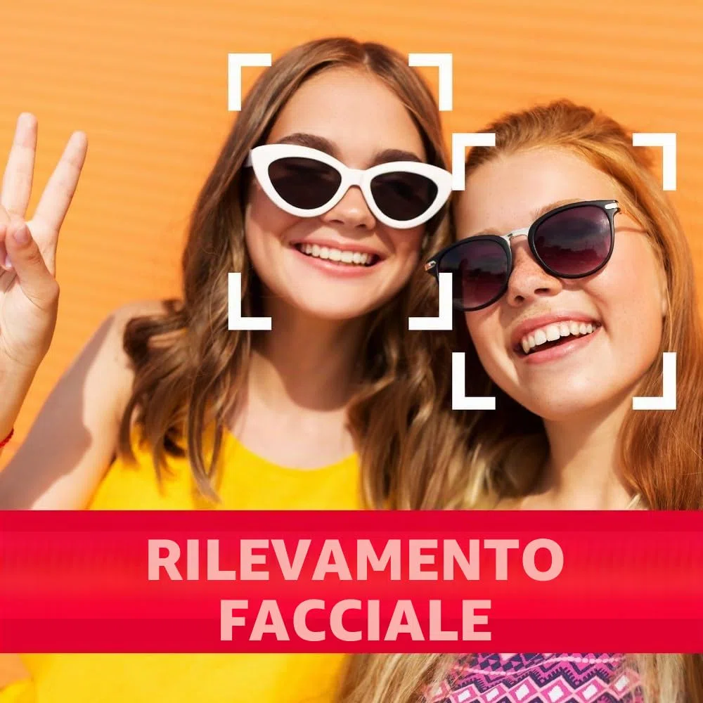 AgfaPhoto - Fotocamera Compatta Digitale 24MP - Realishot DC5500 - Schermo LCD 2,4" - Zoom Digitale 8X - Video HD 720p - Autofocus, Rilevamento Viso & Stabilizzazione - Batteria al Litio - Nero