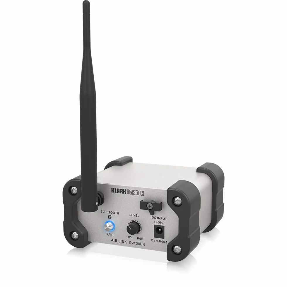Klark Teknik AIR LINK DW 20BR Ricevitore stereo wireless Bluetooth per trasmissioni audio stereo ad alte prestazioni