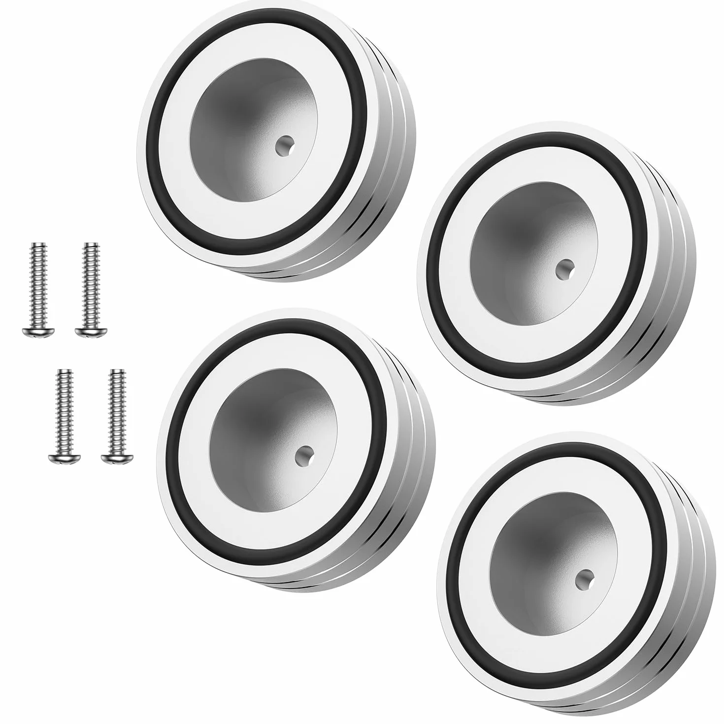 Tertullus 4 piedini ammortizzatori HiFi in alluminio 58 mm × 22 mm per subwoofer altoparlanti amplificatori giradischi