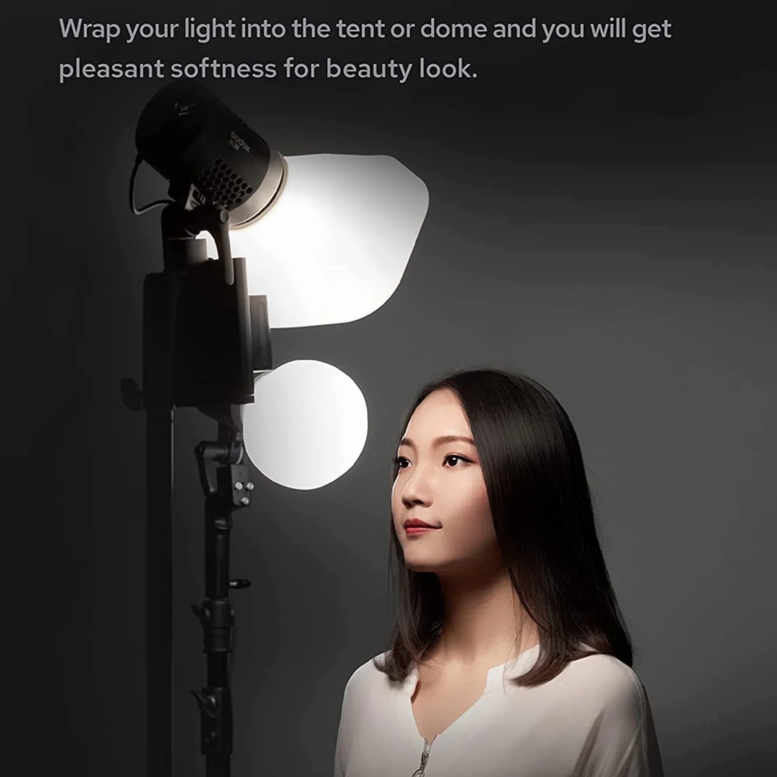 Godox ML-CD15 Diffusore Dome con 3 Adattatori per Godox V1 V1Pro AD100PRO AD200PRO V860III V850II TT685II TT600 AD200 ML30 ML30Bi ML60 ML60Bi AD300PRO AD400PRO