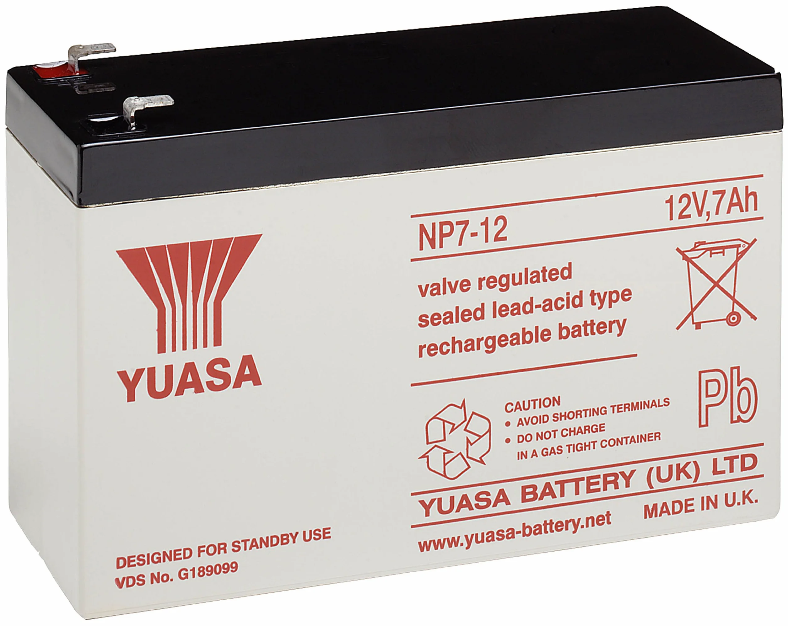 Yuasa NP7-12 Akumulator VRLA 12V
