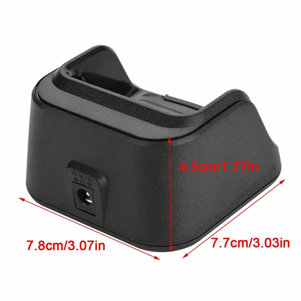 Base di Ricarica Radio Portatile Bewinner per Hytera Walkie Talkie Caricabatterie Dock 12V 1A Sostitutiva