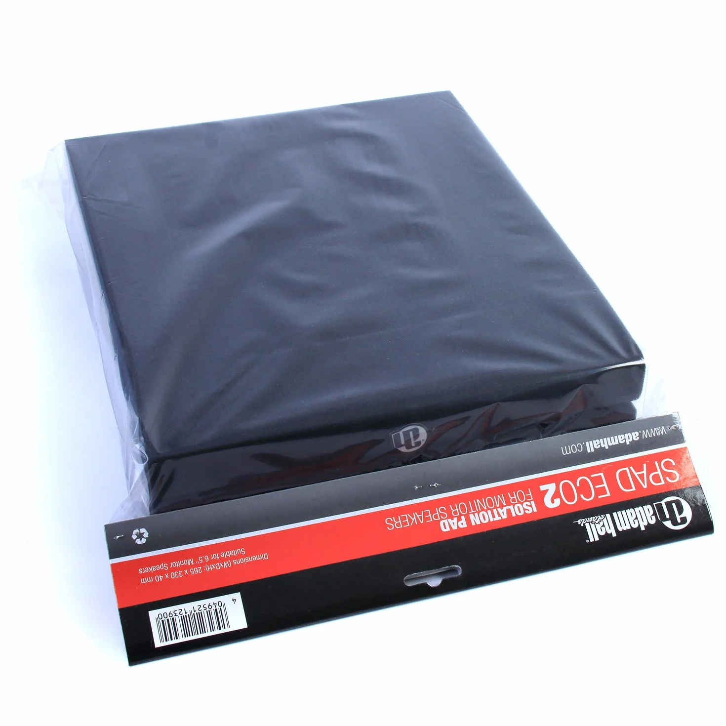 Adam Hall Stands Pad Eco Serie Absorber Monitor Studio Grigio Antracite 26.5 x 33 x 4 cm Set 2