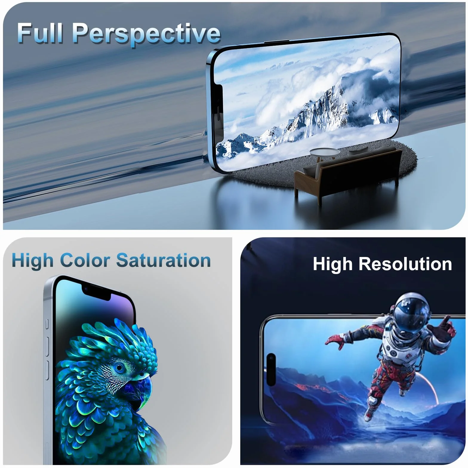 Dinow Display per iPhone 13 LCD Sostituzione Schermo 6.1" LCD di Ricambio Schermo per iPhone 13, Touch Screen per iPhone 13 con Kit di Riparazione, Compatibile con A2482/ A2631/ A2634/ A2635/ A2633