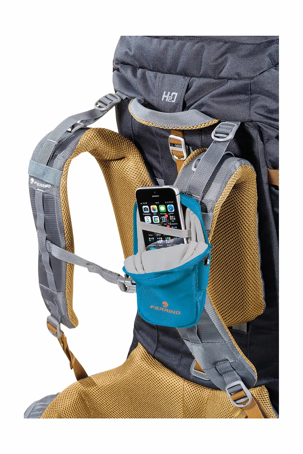 Ferrino Higway Porta cellulare blu
