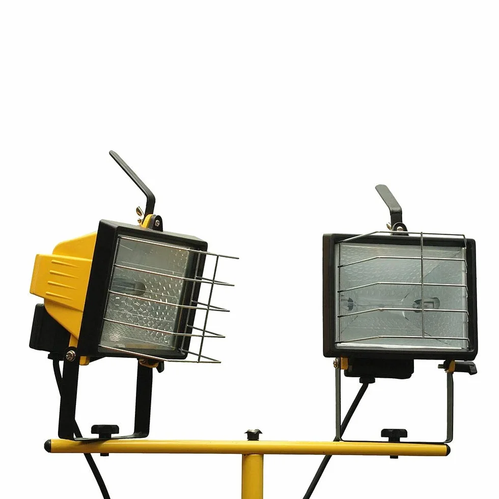 Supporto Trepiede in Alluminio per Fari LED Colore Giallo