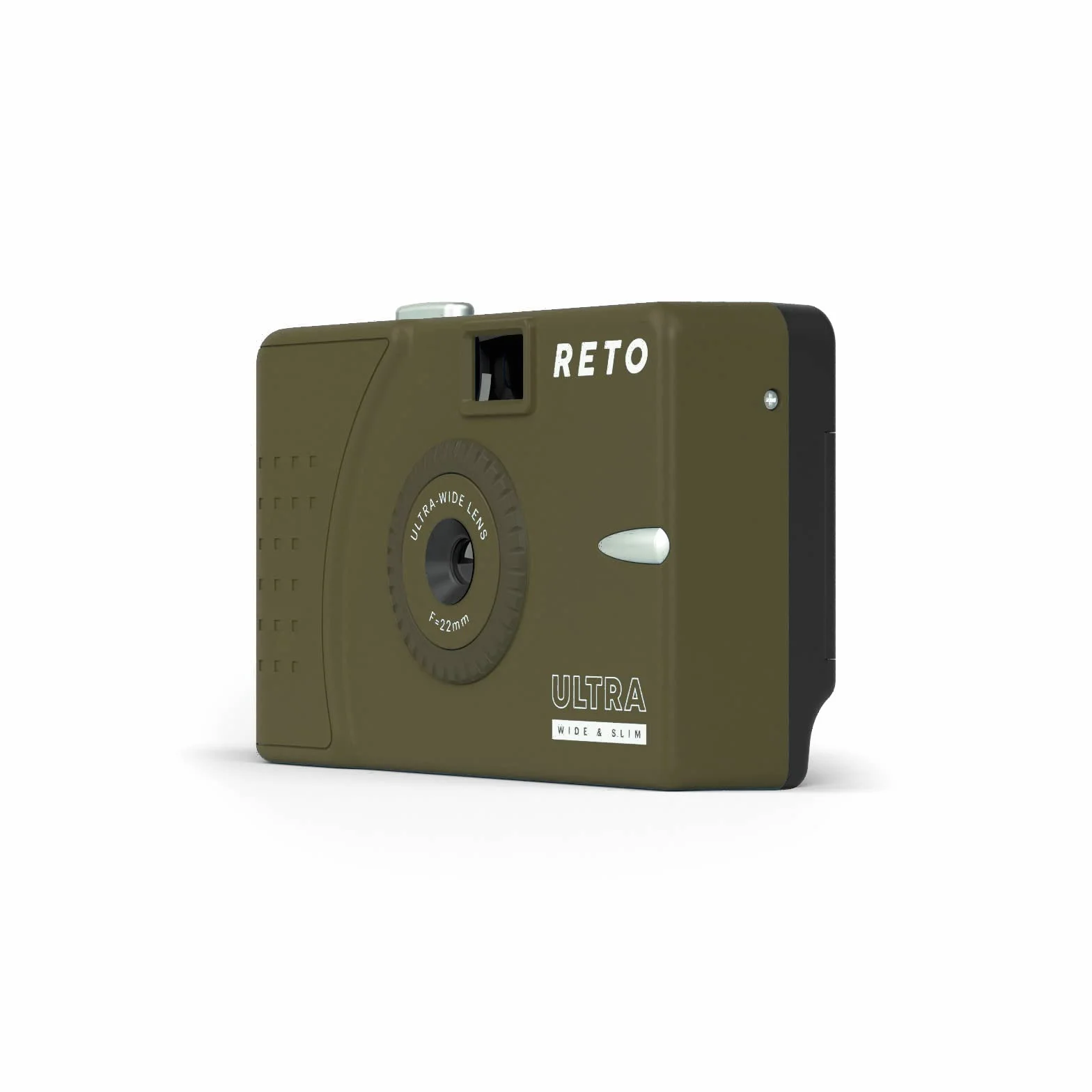 RETO Ultra Wide & Slim 35 mm Riutilizzabile Fotocamera (Olive)