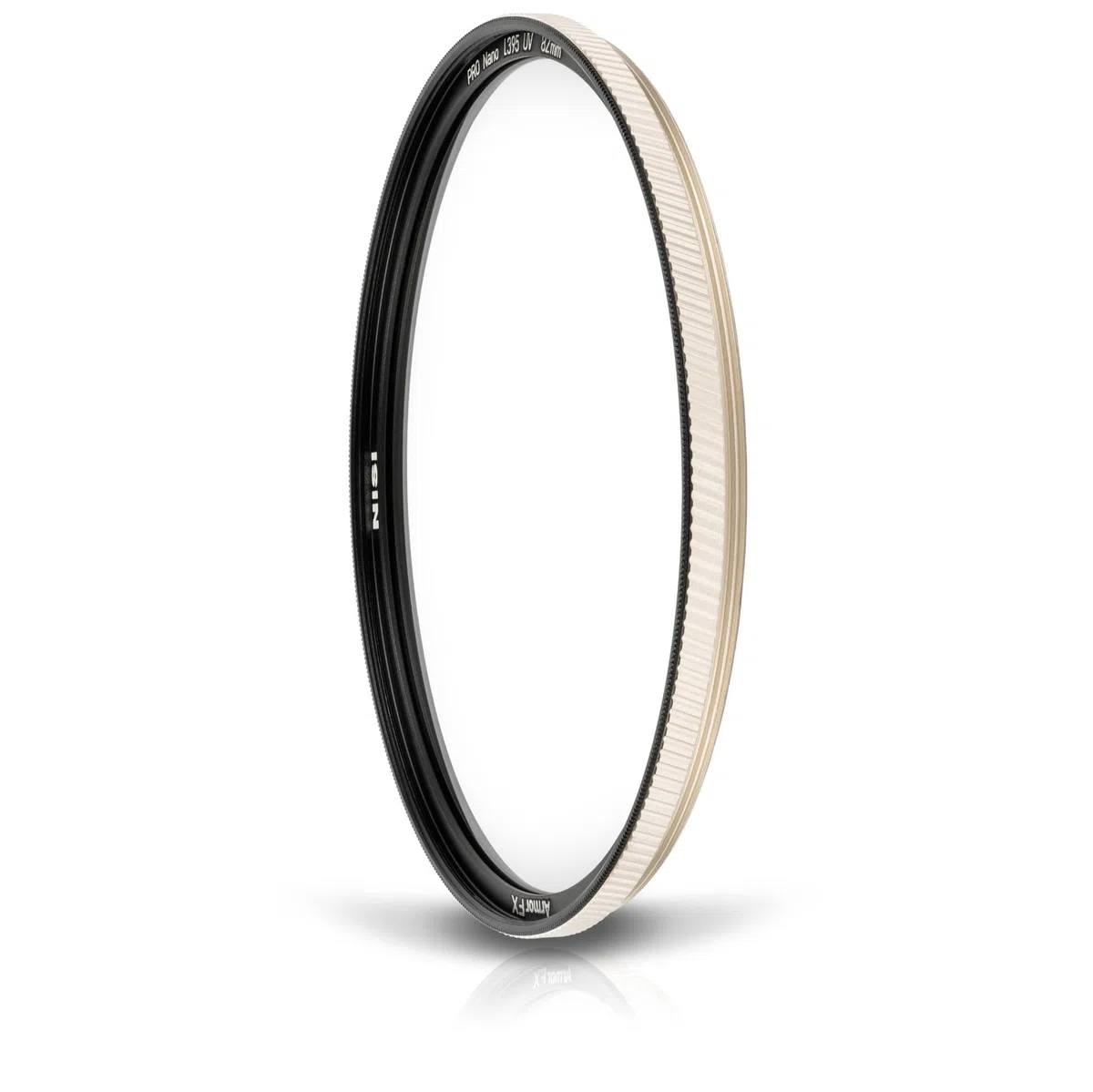 NiSi Armor FX PRO Nano L395 UV - Resistente agli urti, blocco ultravioletto, filtro di protezione dell'obiettivo, vetro ottico ad alta definizione, cornice in ottone sottile, bassa riflessione,