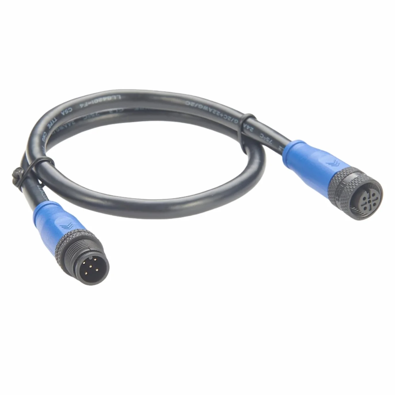 NMEA 2000 N2K Backbone Drop Cable IP67 M12 A Code 5 pin maschio a femmina cavo di prolunga 2 m per Garmin Lowrance Simrad B&G Navico
