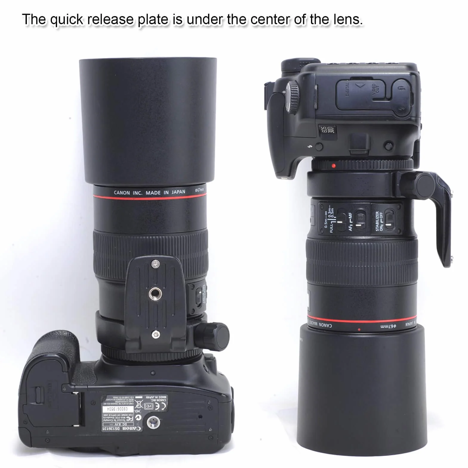 iShoot Metallo Treppiede Anello D Lens Collare Supporto Staffa di Supporto per Canon EF 100mm f/2.8L è USM Macro