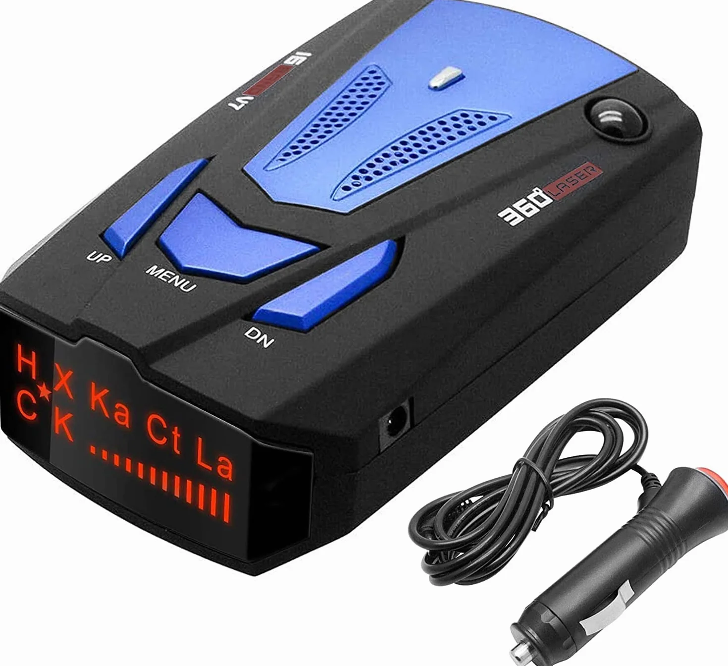 Baceyong Car 16 Band V7 360 Gradi GPS Speed Safe Anti Radar Laser Detector Allarme Vocale