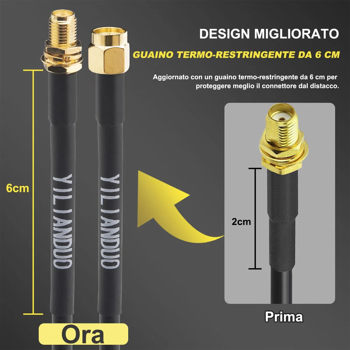 WiFi Antenna Prolunga 30M SMA Maschio a Femmina RG58 Bassa Perdita Coassiale Cavo Patch per 2G/3G/4G LTE SMA WiFi Antenna Wireless Router Cavo WLAN Alimentazione Sistema Telecamera
