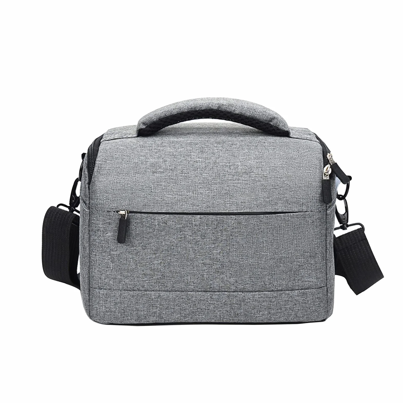 Borsa Fotografica 26 x 19 x 15 cm Custodia Macchina Reflex Videocamera Impermeabile Antiurto Slr Bag con Tracolla Regolabile e Parapioggia per Dslr Digitale Camera, Grigio