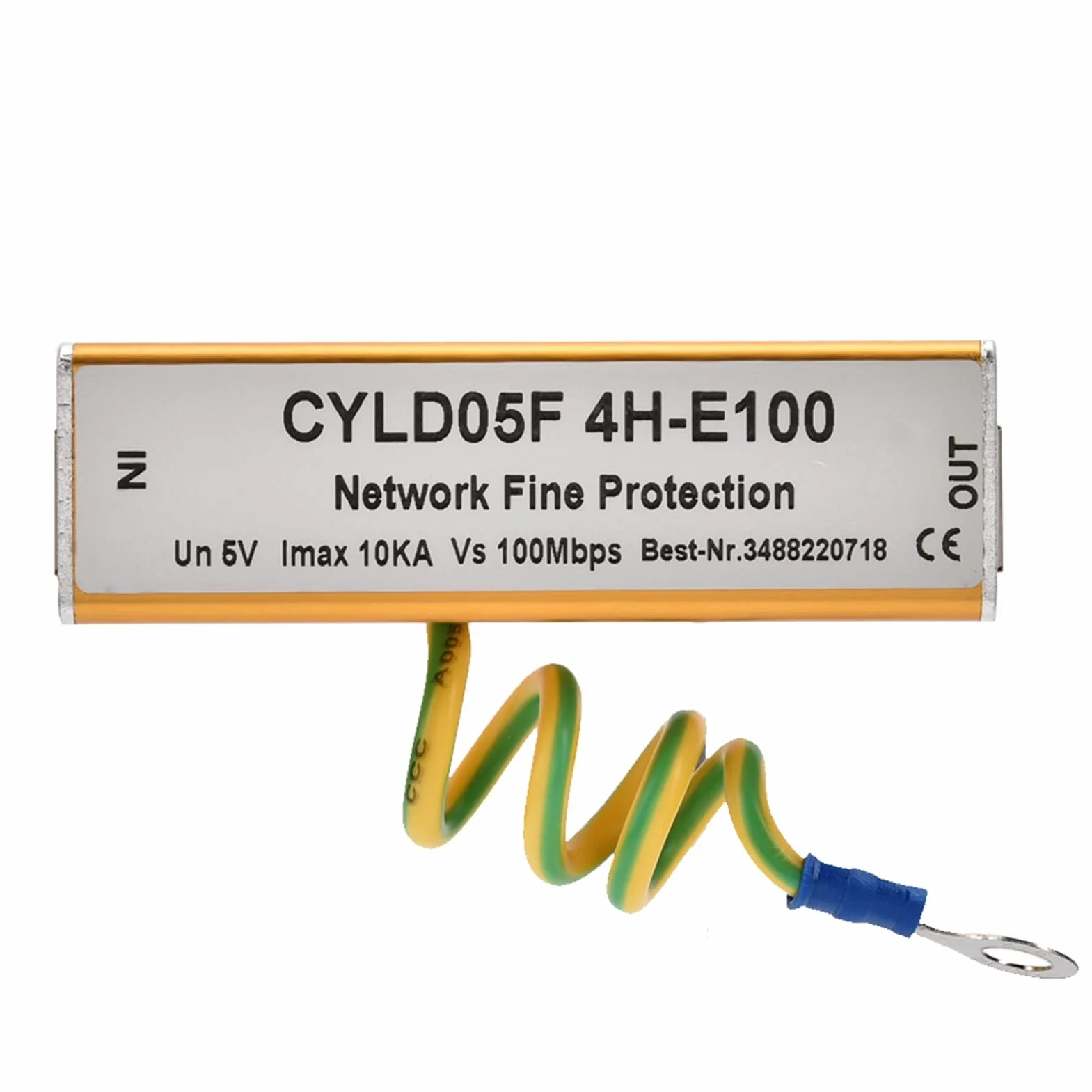 Protezione Contro le Sovratensioni di Rete Ethernet, Adattatore RJ45 RJ11 Parafulmini 5V, Soppressore di Fulmini