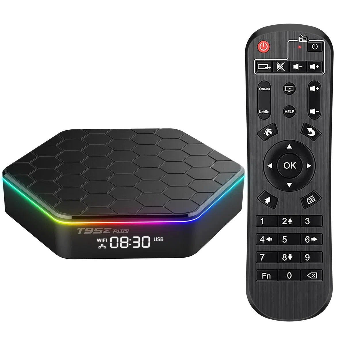 Box TV Android 12.0, 4 GB RAM 32 GB ROM Allwinner H618 Quad Core 64 bit, support HD 6K / 3D / H.265 Ethernet 2.4/5G Dual WiFi BT 5.0