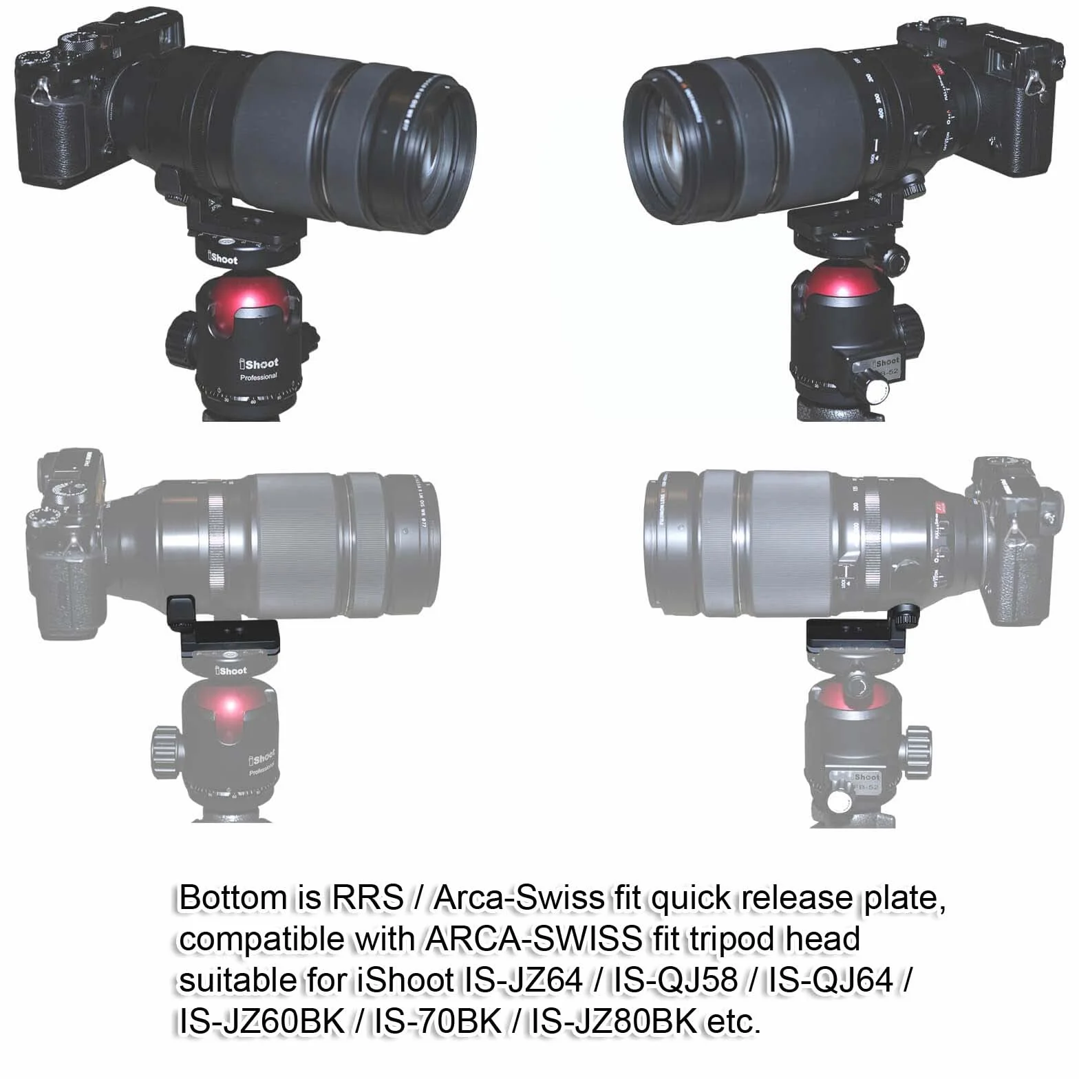 Collare per lenti in metallo lavorato con precisione CNC, base di ricambio per Fuji XF 100-400 mm F4.5-5.6 R LM OIS WR Teleobiettivo treppiede anello di montaggio sul fondo è piastra a sgancio rapido