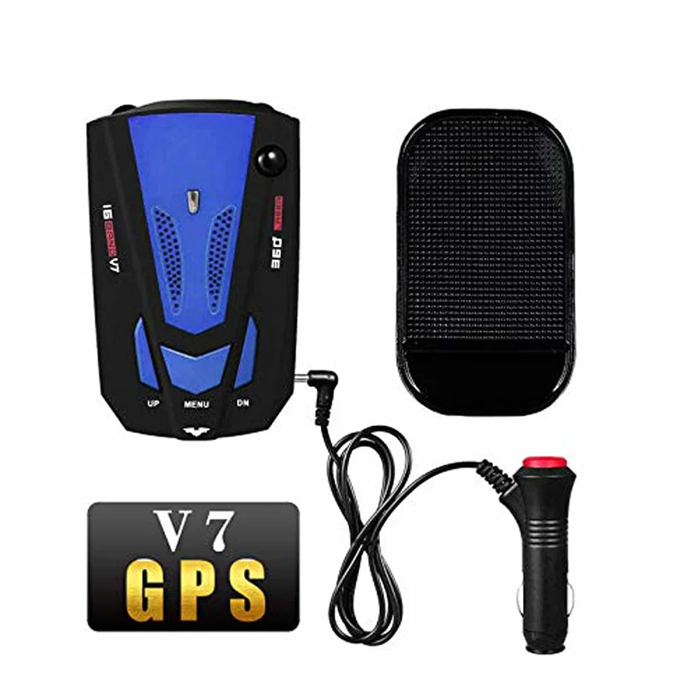 Baceyong Car 16 Band V7 360 Gradi GPS Speed Safe Anti Radar Laser Detector Allarme Vocale