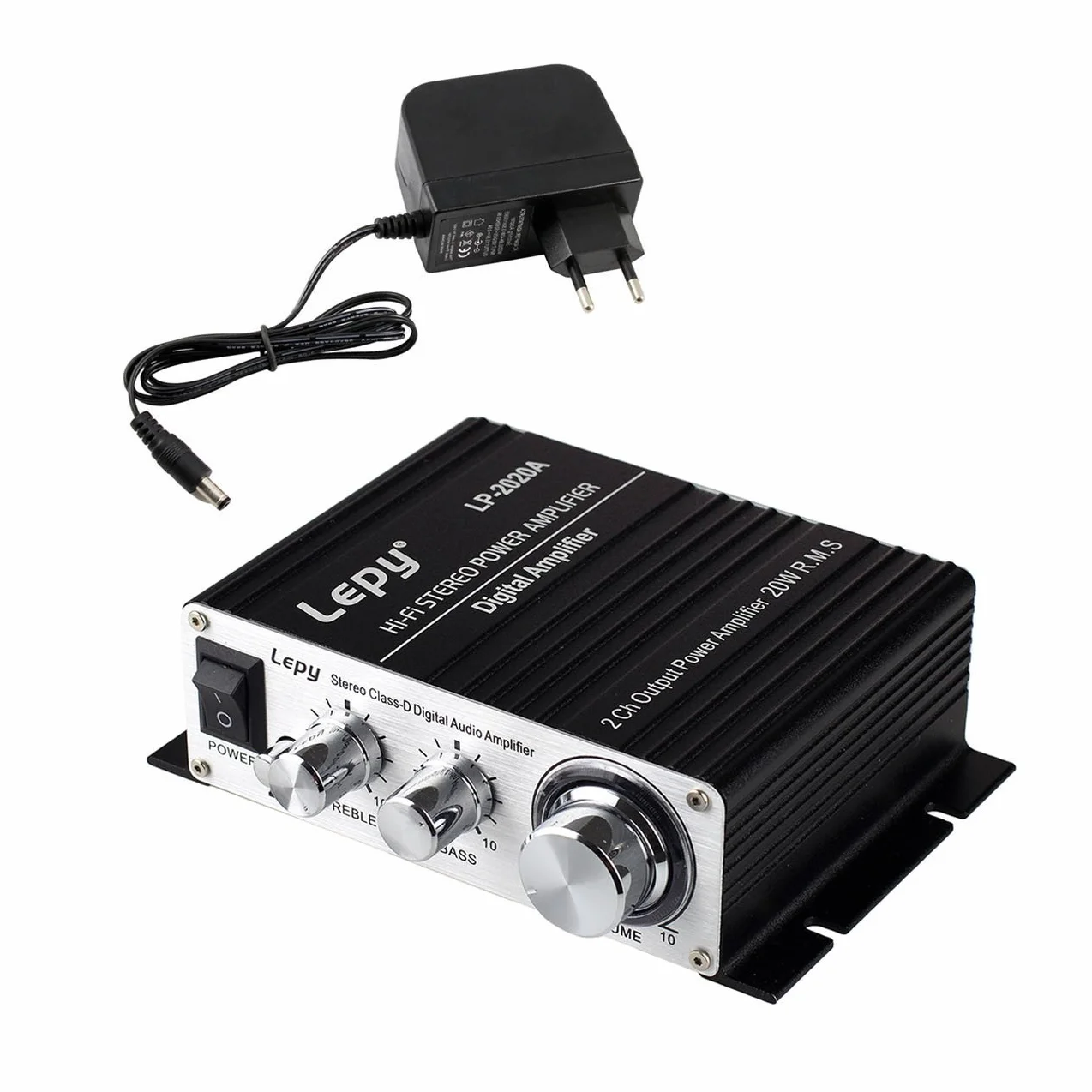 Lepy LP- 2020A HiFi (2 x 20W) Amplificatore Audio Stereo per MP3 MP4 Telefono Computer DAC ECC + Rifornimento di Corrente Alternata Adattatore del Caricatore di DC 13.5V 3A