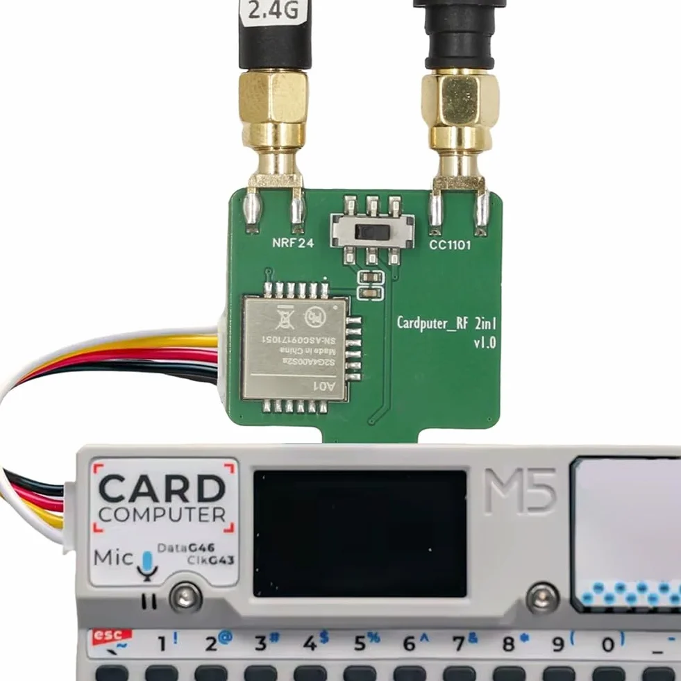 Modulo CC1101 433MHz RF per M5Stack Cardputer, Grove, con antenna e cavo