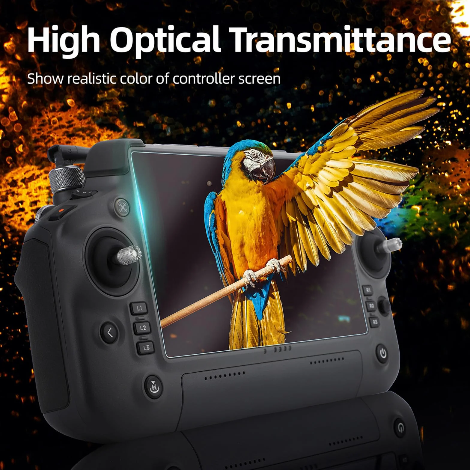 Pellicole HD per DJI RC PLUS 1/2 Telecomando 9H Durezza Protezione dello Schermo in Vetro Temperato per DJI Inspire 3/Matrice 4T/4E/Enterprise Matrice 30/30T/Matrice 350 RTK/AGRAS T70/T60/T50