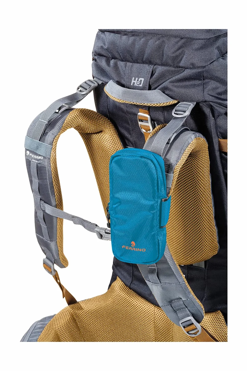 Ferrino Higway Porta cellulare blu