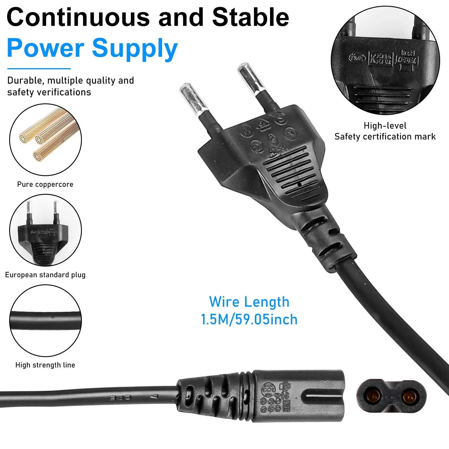 Mini alimentatore di rete, adattatore ac, 14,5 V, 6 A, 87 W, 100 V, 240 V, adattatore AC, DC, cavo di ricarica, adattatore per compressore Dometic, scatola frigo Cfx3