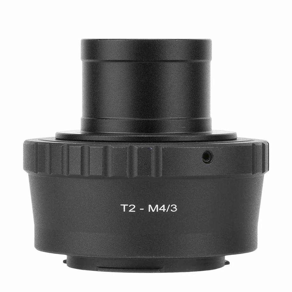 T2-M4 / 3 Anello Adattatore per Telescopio, 1,25 Pollici Anello Adattatore per Telescopio in Metallo per Olympus M4 / 3 Fotocamera