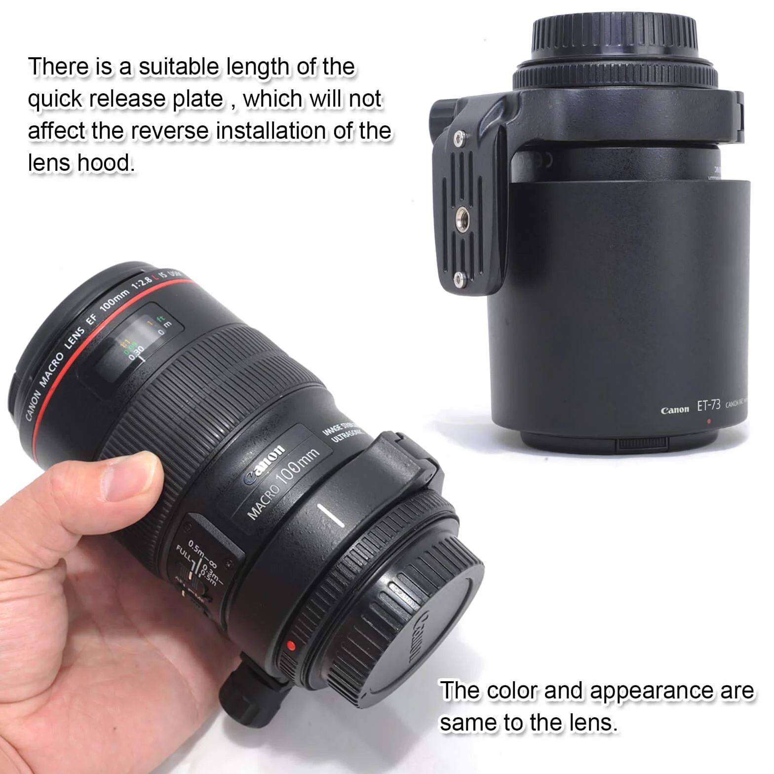 iShoot Metallo Treppiede Anello D Lens Collare Supporto Staffa di Supporto per Canon EF 100mm f/2.8L è USM Macro