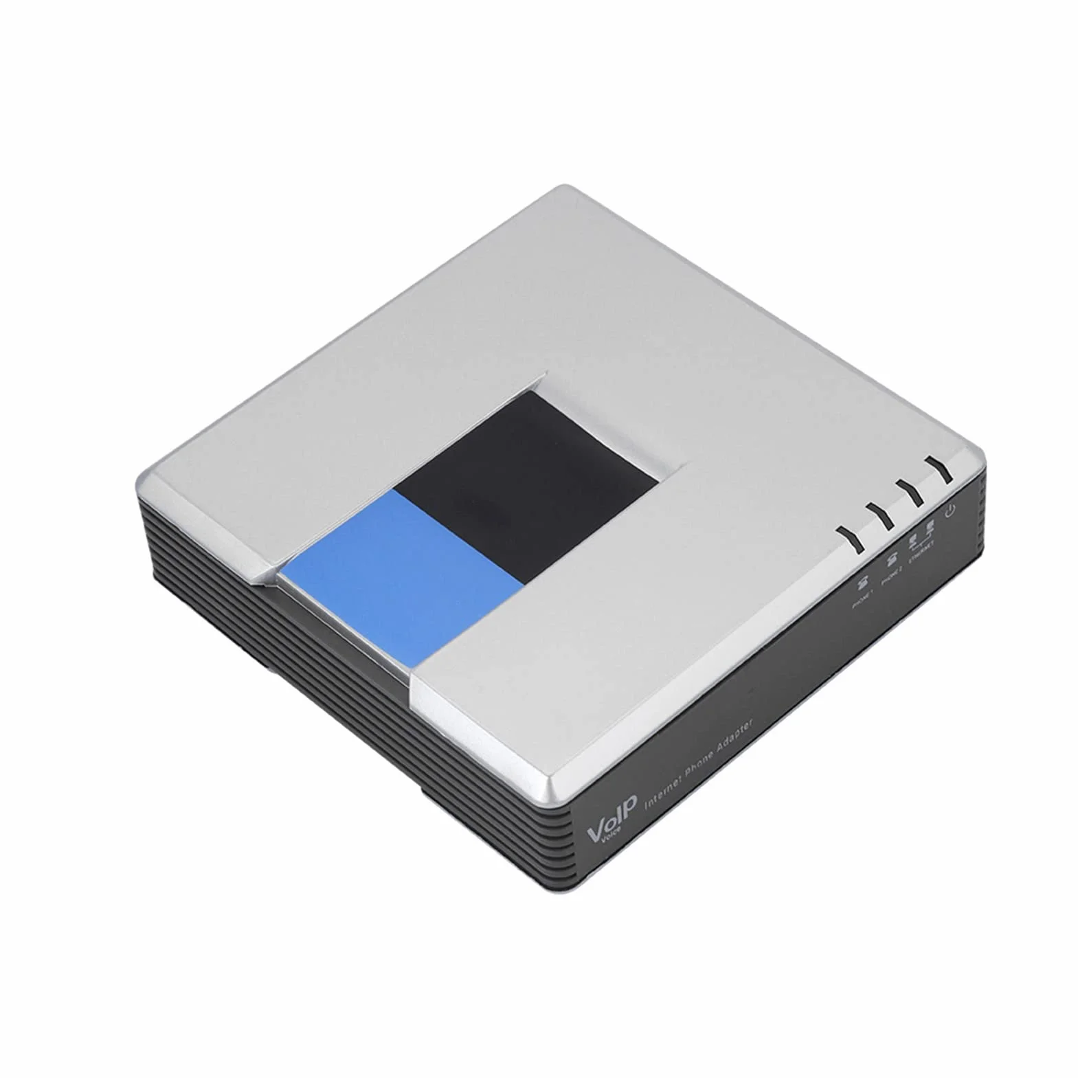 Adattatore Telefono VoIP per Voice Over IP, Ga Eway in Erne 2 por S Sip RJ45 Cavo per Telefoni Skype Voice Over IP per PAP2 AU Plug 100 240 V con por RJ 45 Ne Work in Erface