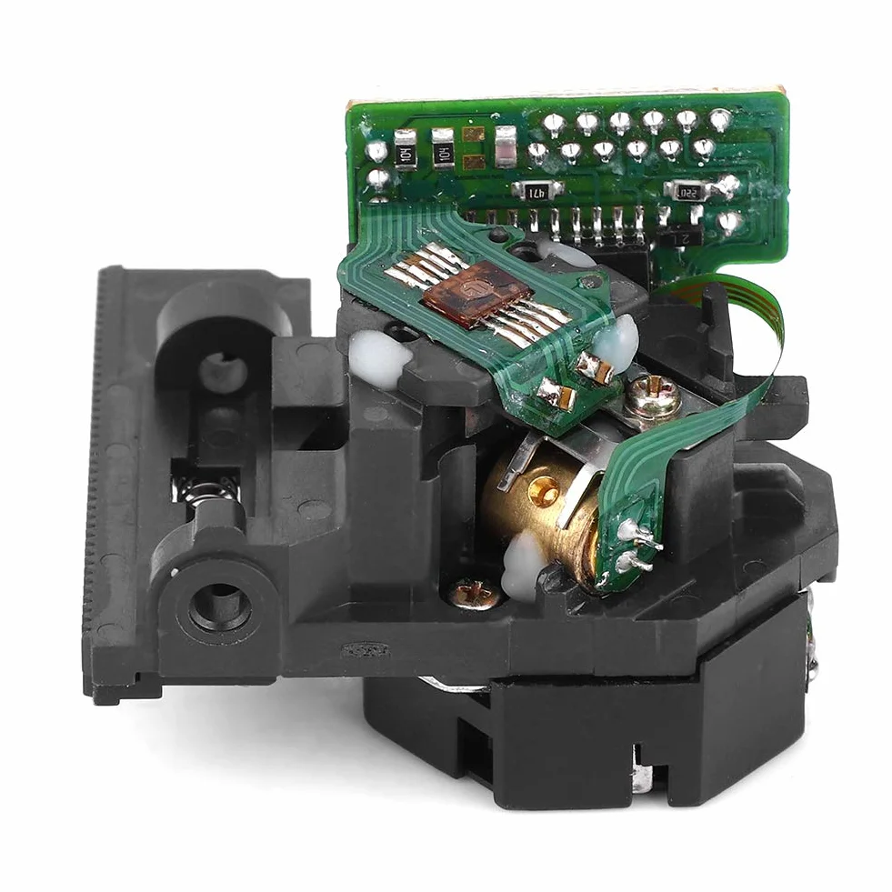 Testina Laser Ottica per Lettore DVD Lente Singola Vetro Blu Trasparente Componente Elettronico Riparazione Sostituzione
