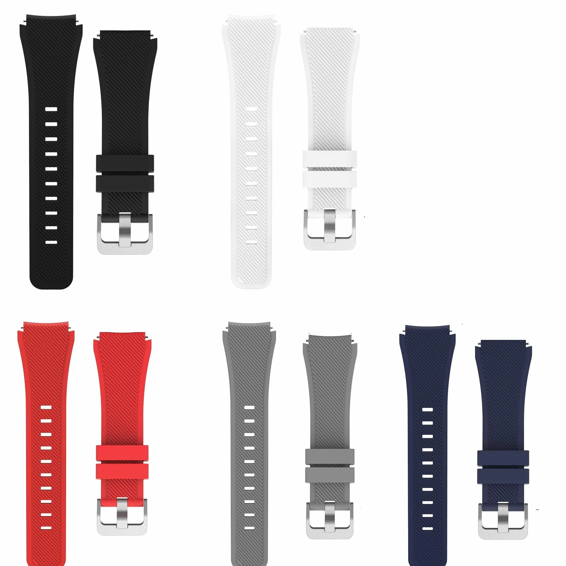 Blueshaweu Cinturino da 22 mm, compatibile con orologio DREMAC EF5 da 1,43", sportivo, in silicone, compatibile con smartwatch LIGE EF5/DREMAC EF5/ESFOE EF5