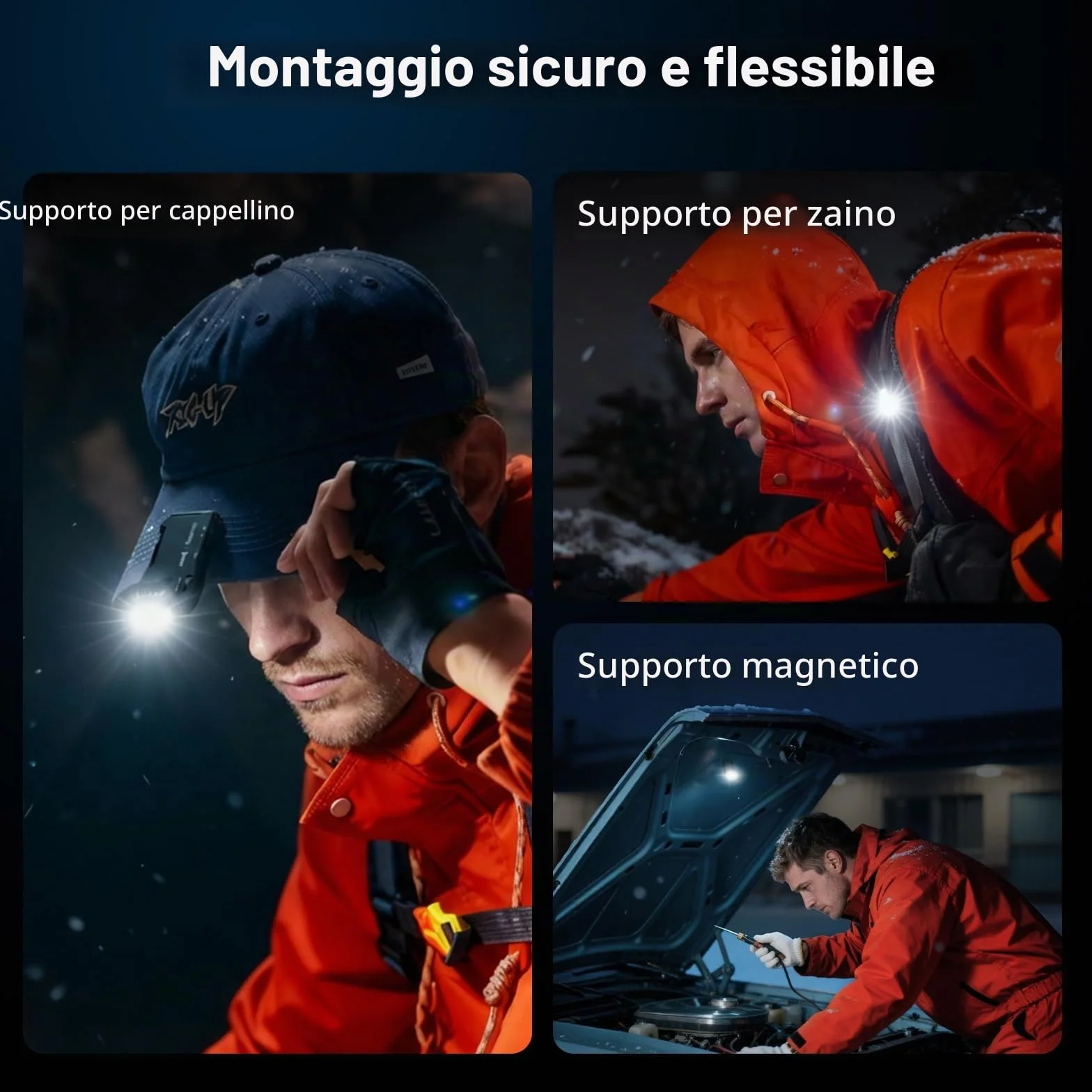 SMALLRIG Mini torcia EDC ricaricabile, luce LED magnetica da 400 lumen, formato tascabile, impermeabile IP65, vite da 1/4"-20, diffusore, torcia portatile per campeggio, segnalazione - 5710