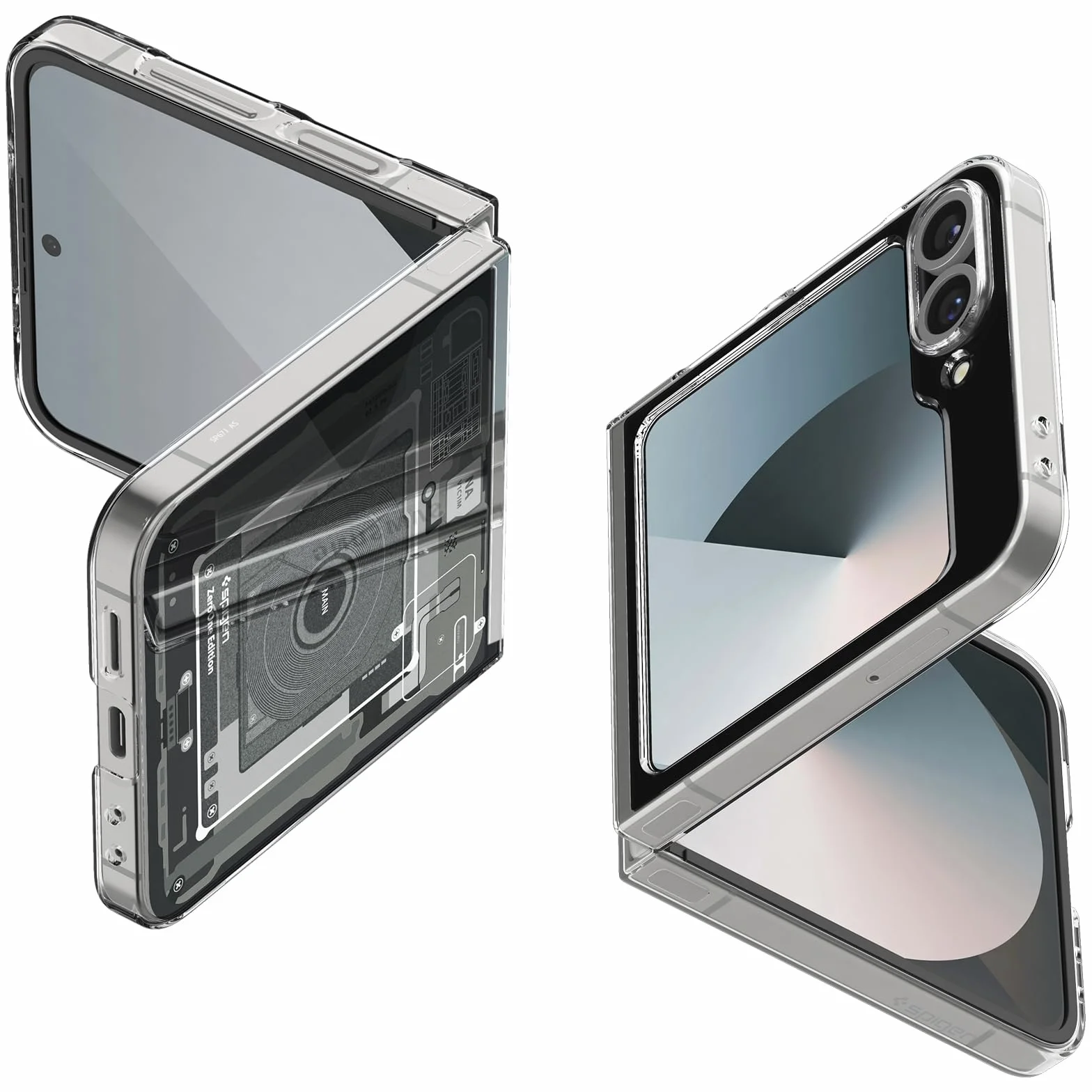 Spigen Cover Air Skin Compatibile con Samsung Galaxy Z Flip 7 FE e Samsung Galaxy Z Flip 6 - Zero One