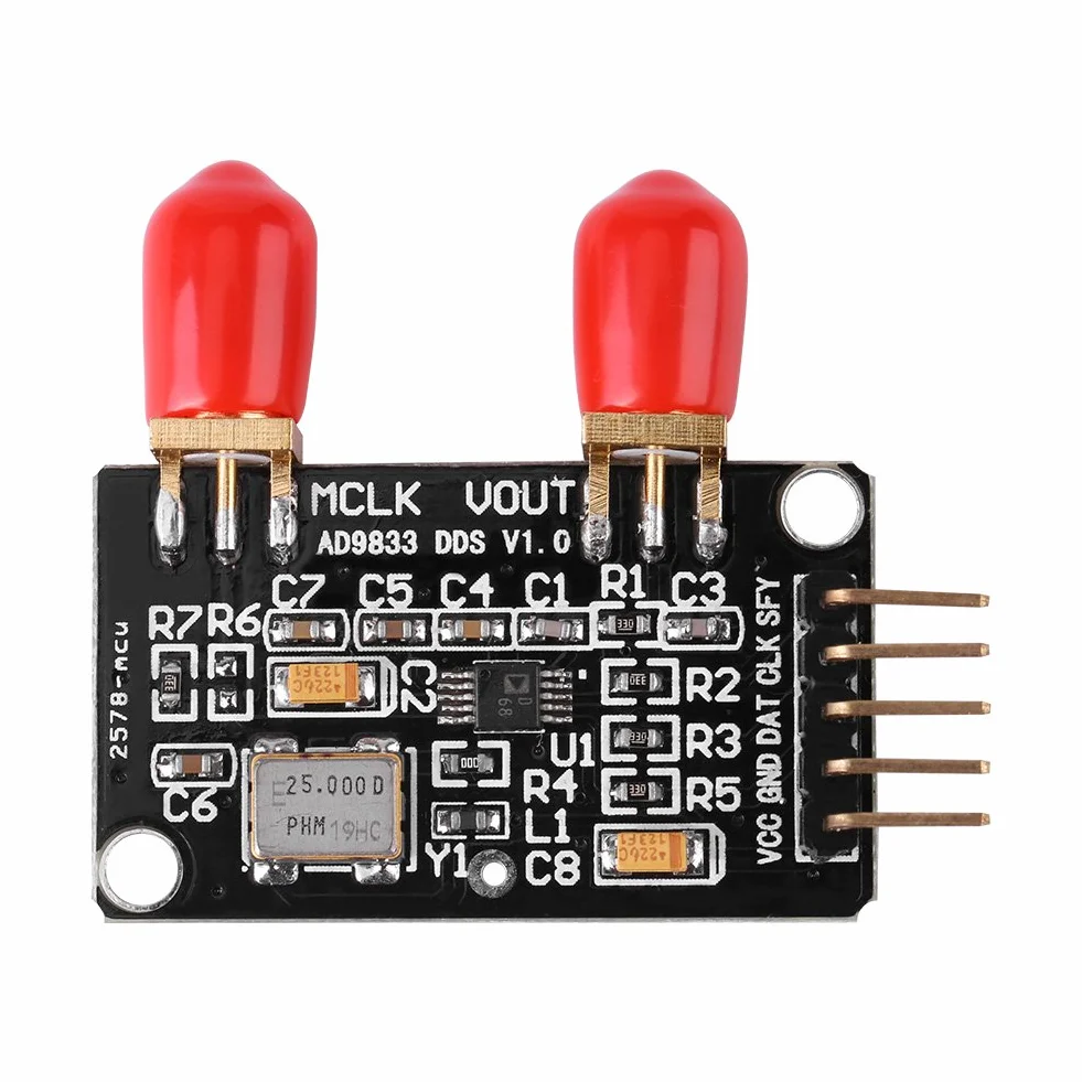 Modulo Generatore di Segnale DDS AD9833 0-12,5 MHz Onda Quadra Triangolare Sinusoidale 2,3-5,5 V per Elettronica Sperimentale