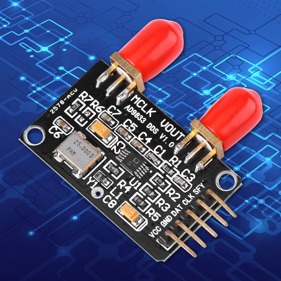 Modulo Generatore di Segnale DDS AD9833 0-12,5 MHz Onda Quadra Triangolare Sinusoidale 2,3-5,5 V per Elettronica Sperimentale