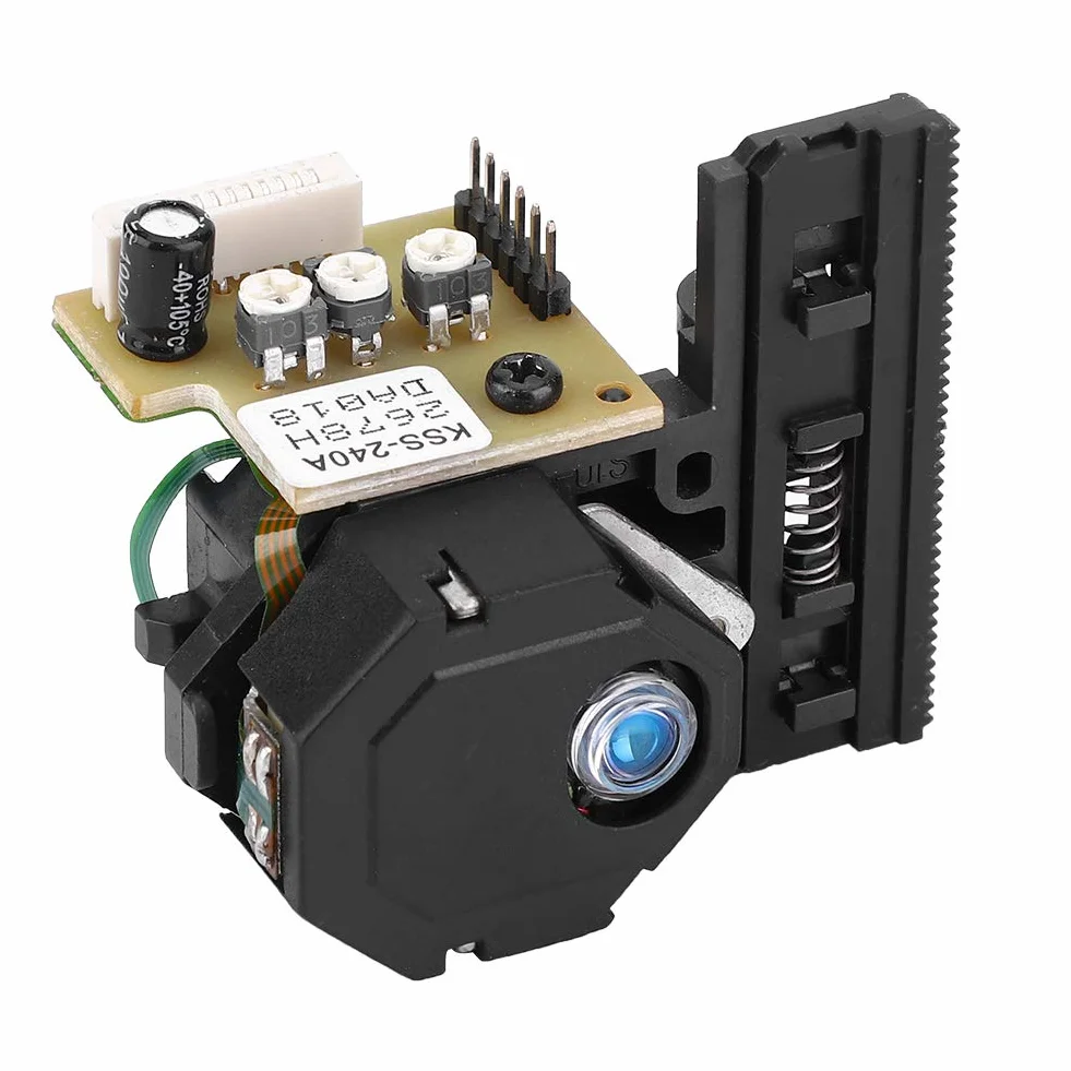 Testina Laser Ottica per Lettore DVD Lente Singola Vetro Blu Trasparente Componente Elettronico Riparazione Sostituzione
