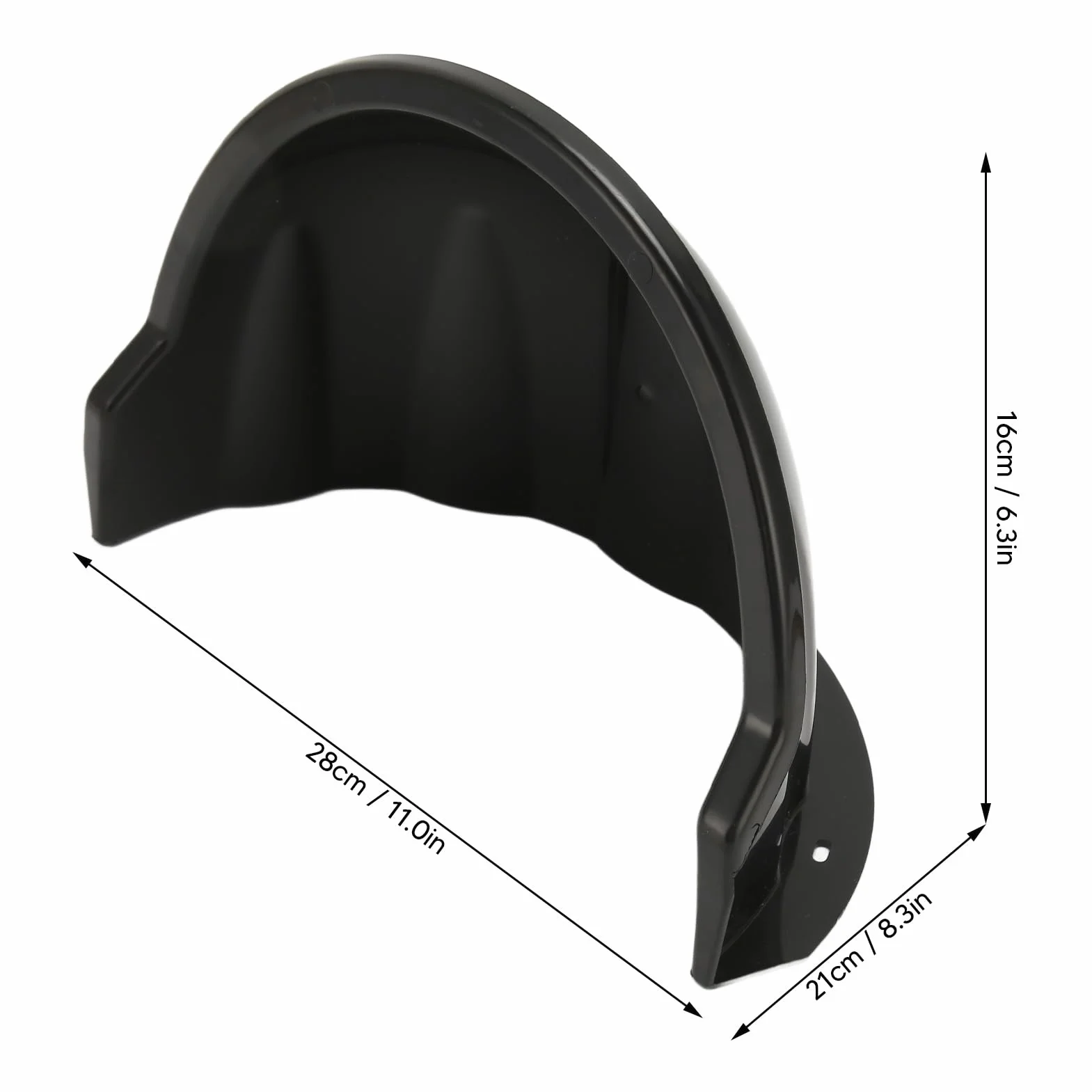 KIMISS Scudo di Copertura dello Schermo della Copertura della Fotocamera del Parasole Universale per la Pioggia Scudo per Copertura Telecamera di Sicurezza Esterna con Parasole in (Black)