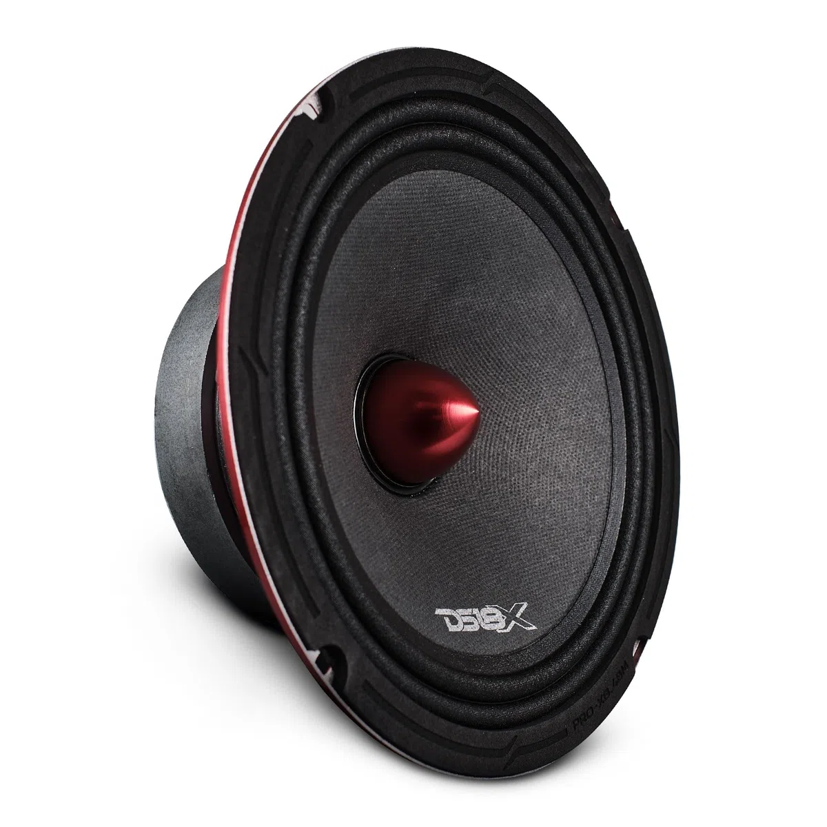 DS18 PRO-X8.4BM PRO Series - Altoparlante midrange da 20,00 cm, 4 ohm per auto 275 watt rms 550 watt max, con ogiva x spl, set da 1 pezzo