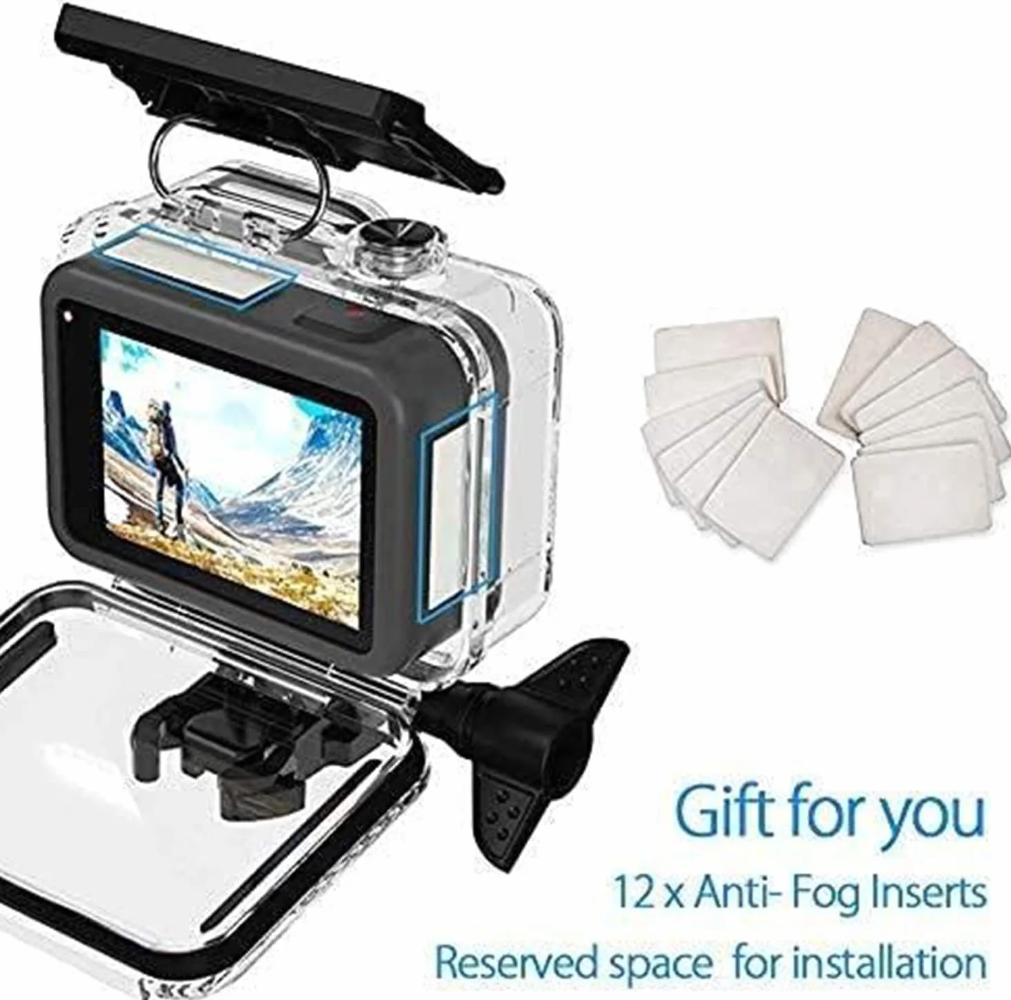 GoPro replacement Dive custodia impermeabile per HERO4, Hero3 + e Hero3