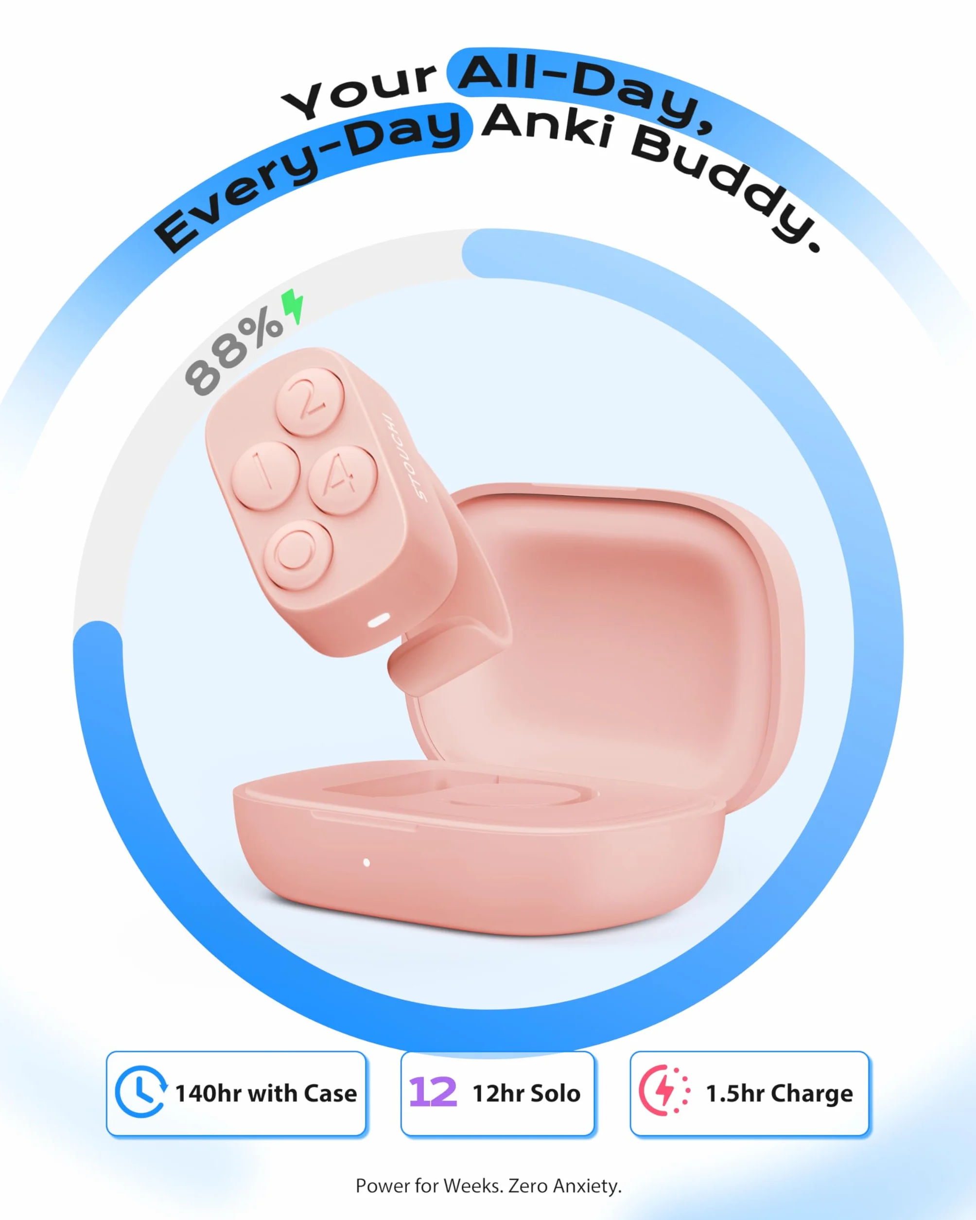 Stouchi Telecomando per Anki (rosa)