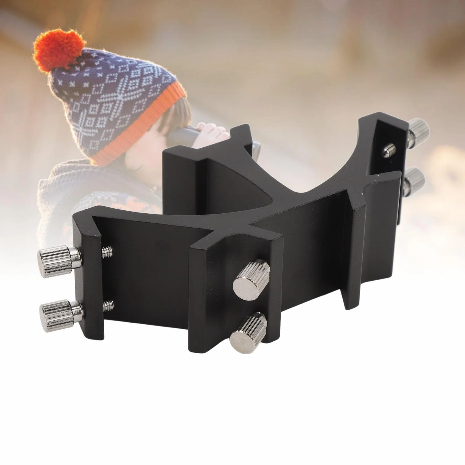 Rack per Slot Fissi per Telescopio Astronomico a 3 Slot, Staffa di Montaggio per Telescopio Triplo Completamente in Metallo, Installazione Semplice, Stabile e Leggero, più