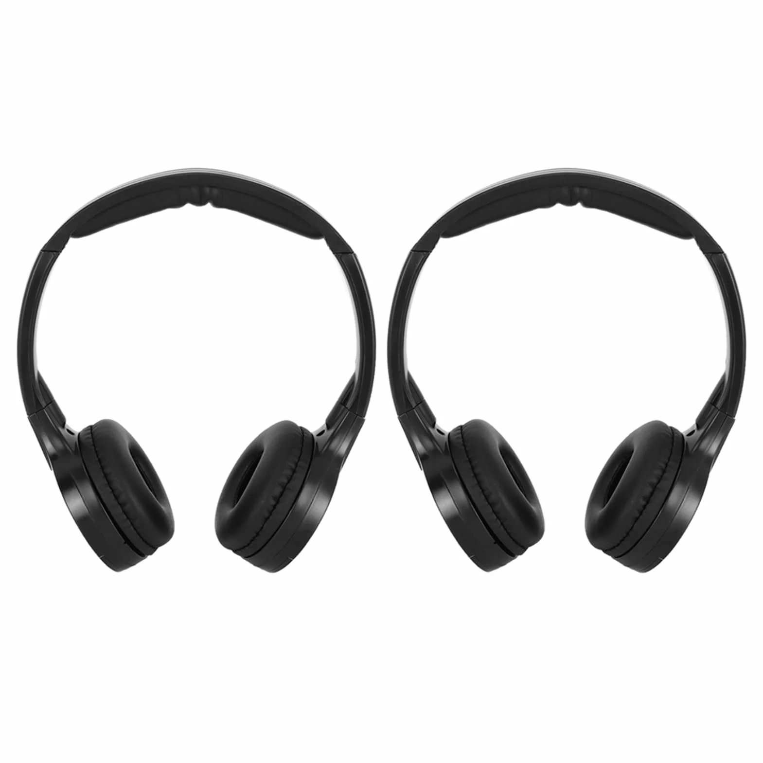 Denash Cuffia per Auto, Pellicola in Poliestere 30 Mm 2,8 MHz Destra 2,3 MHz Sinistra Auricolare con Trasmissione Stabile Stereo per Uso Automobilistico