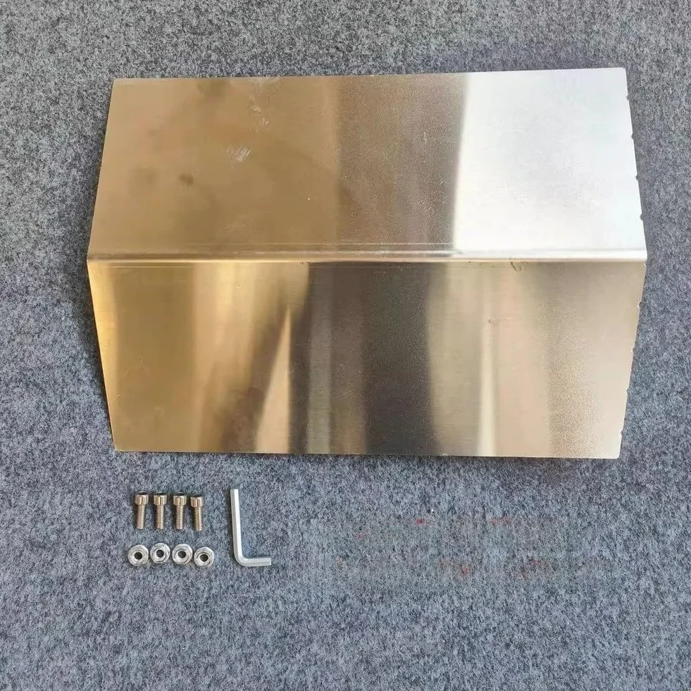 Copertura antipioggia in acciaio inox, 30 x 23 cm/30 x 28 cm/40 x 38 cm, protezione impermeabile per telecamere di sicurezza, schermo di montaggio resistente alle intemperie, design antiruggine (M)