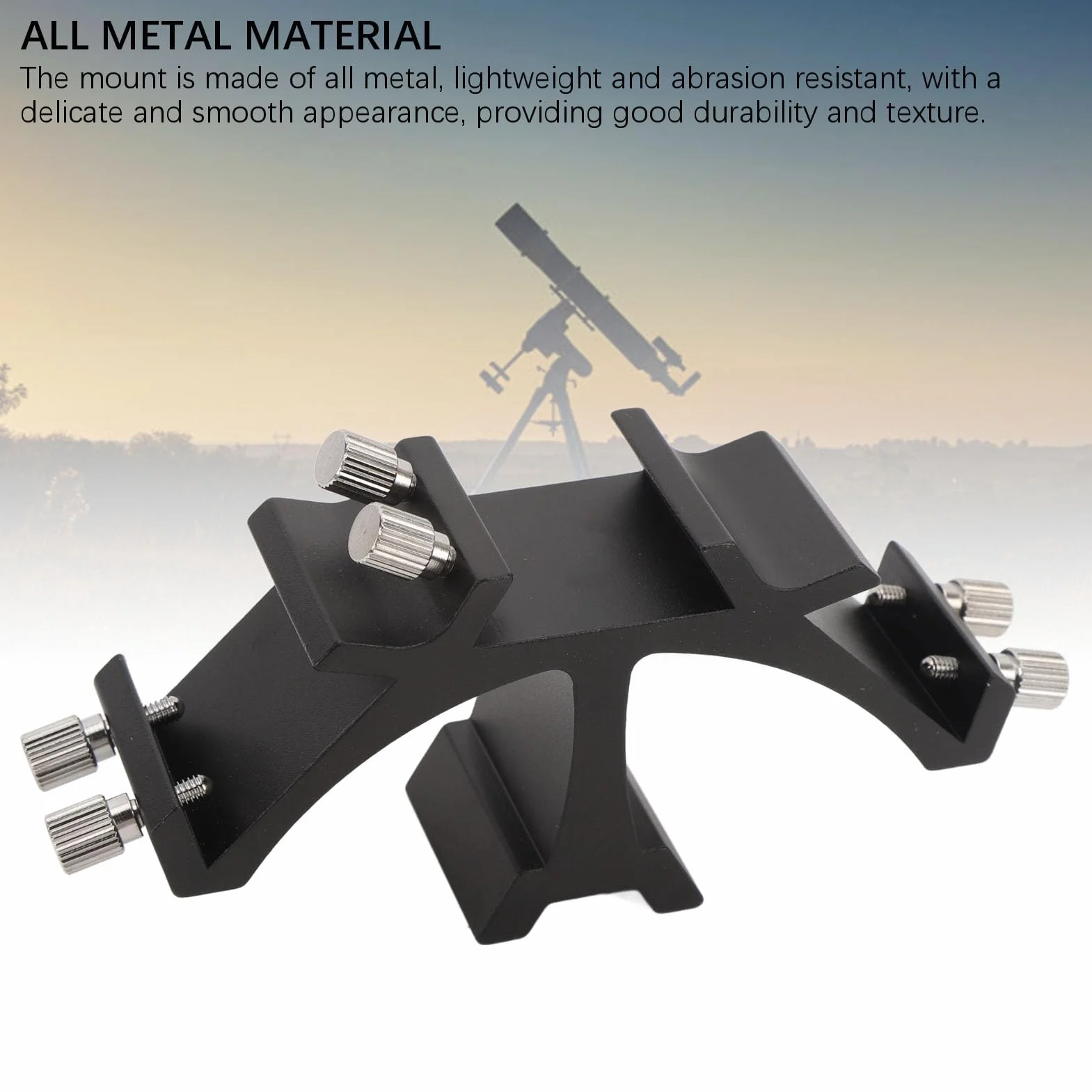 Rack per Slot Fissi per Telescopio Astronomico a 3 Slot, Staffa di Montaggio per Telescopio Triplo Completamente in Metallo, Installazione Semplice, Stabile e Leggero, più