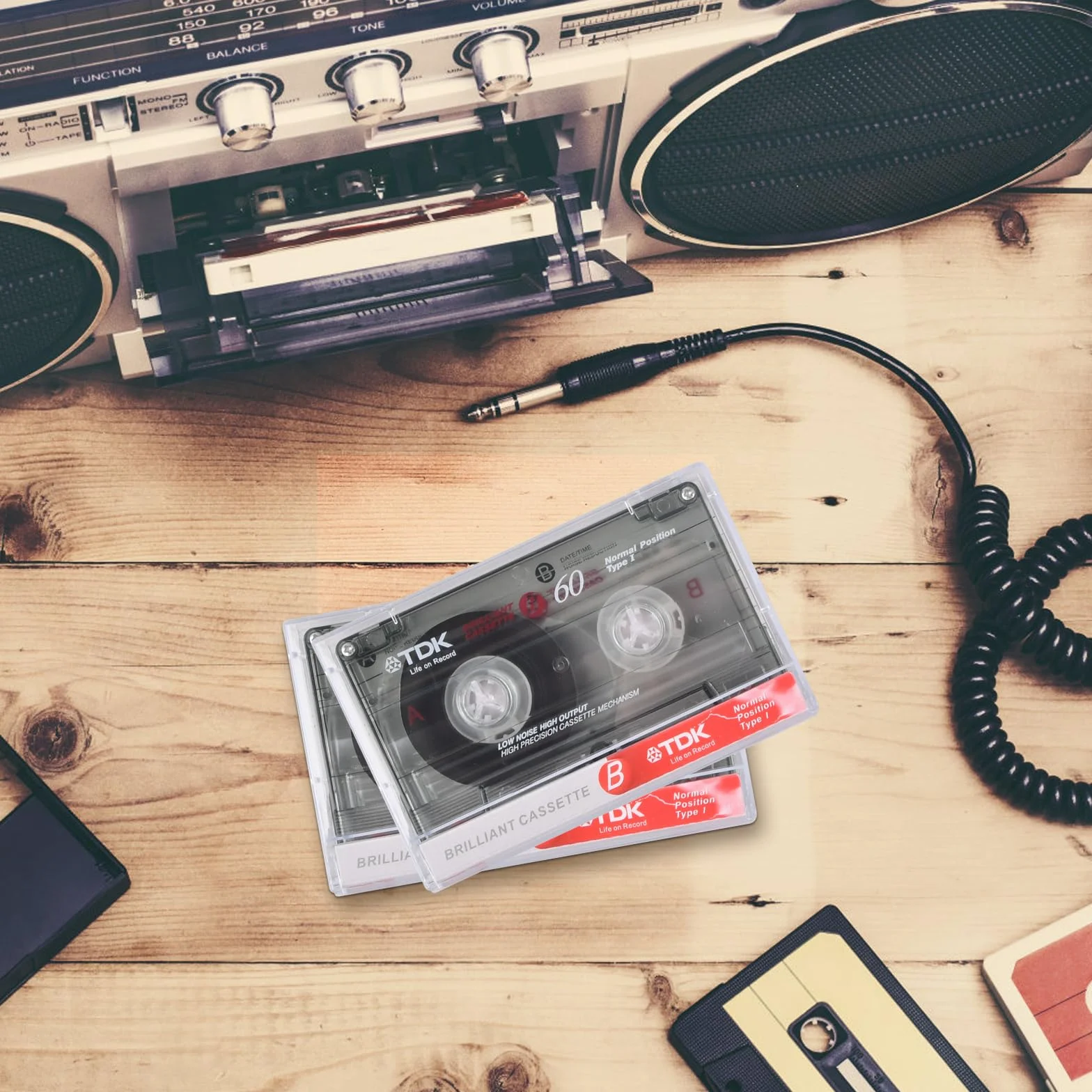 Confezione da 10 Cassette, 60 Minuti Musicassette Vergini, Nastri per Cassette Vuote, Basso Rumore, per Conferenze, Seminari, Registrazione Quotidiana
