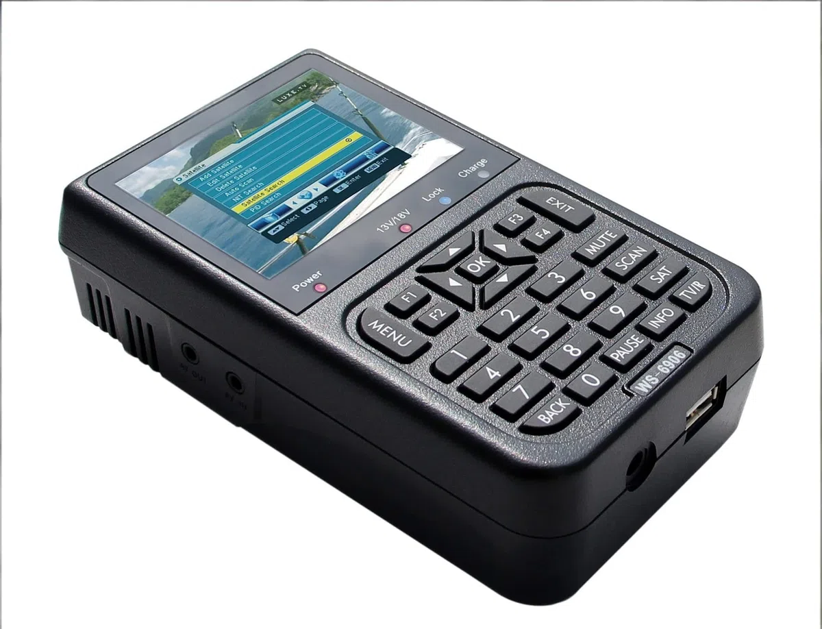 WS6906 Satellite Finder 3.5" Display LCD Dati Digital Signal Finder Meter 950MHz - 2150MHz