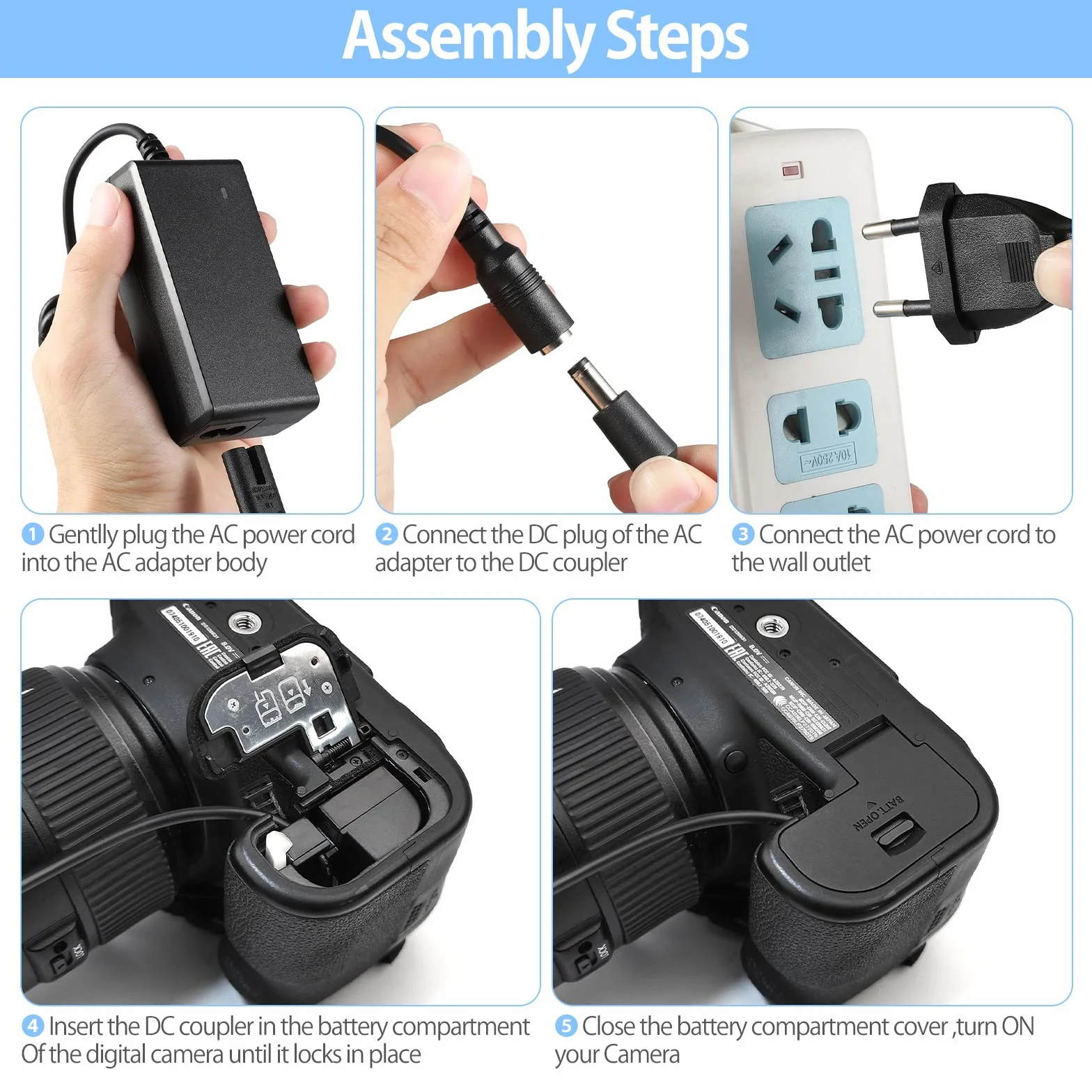 ENEGON NP-FZ100 Dummy Battery AC-FZ100 DC Coupler Adapter Kit Compatible with Sony A6600, A7C, A7III, A7RIII, A7RIV, A9, A9R, A9S, Alpha 9, Alpha 9R, Alpha 9S, Digital Camera