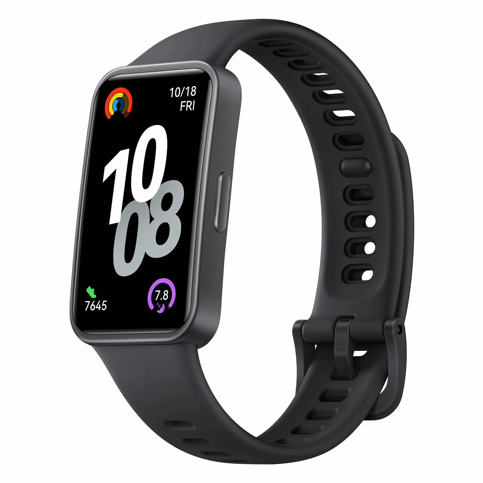 HUAWEI Band 10 Smartwatch, Monitoraggio del Fitness Tramite AI, Analisi Avanzata del Sonno, Variabilità della Frequenza Cardiaca Media Durante il Sonno e Approfondimenti, 14 Giorni, iOS & Android